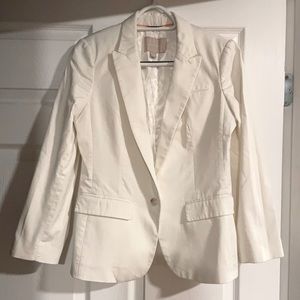 Banana Republic White Blazer